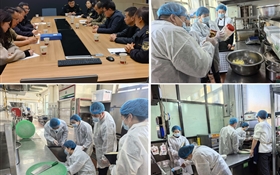 涼州區(qū)市場監(jiān)督管理局副局長袁同山一行蒞臨學校檢查指導工作